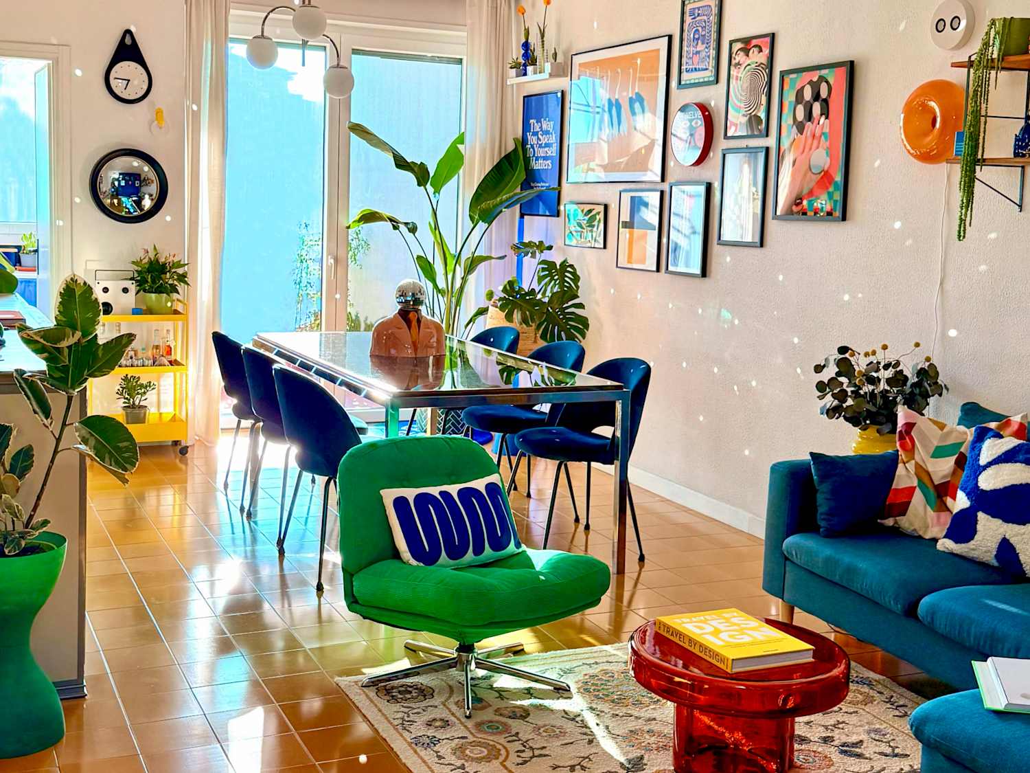 Tour a Dopamine Decor Apartment in Rome | Apartment Therapy